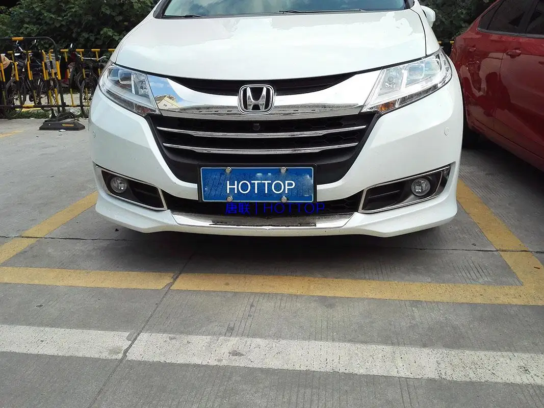 Авто Обложка для укладки Honda Odyssey нержавеющая сталь передних противотуманных фар светильник маска декоративная рамка 2 шт./компл