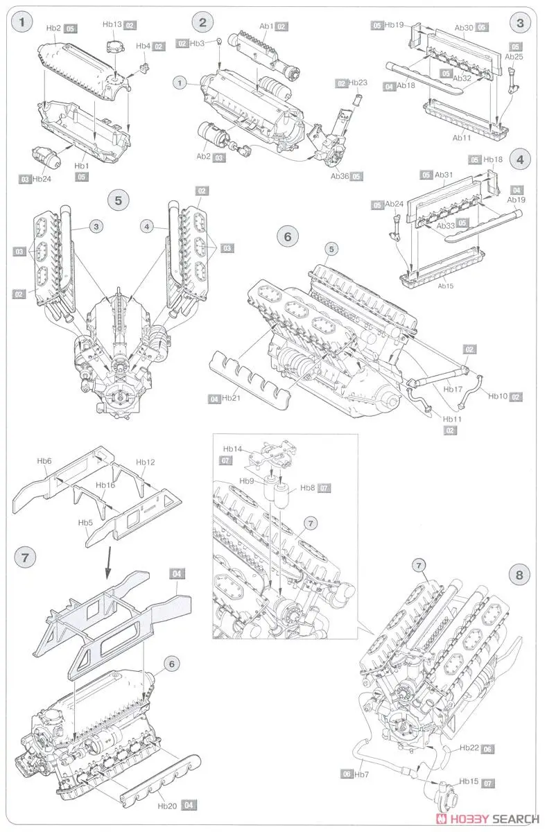 1/35 V-54 Модель двигателя 37006