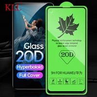 20d full cover tempered glass for huawei honor 20 pro 20i 10 50 se view 20 8x 8a screen protector huawei p30 lite nova 8i 9 5 4