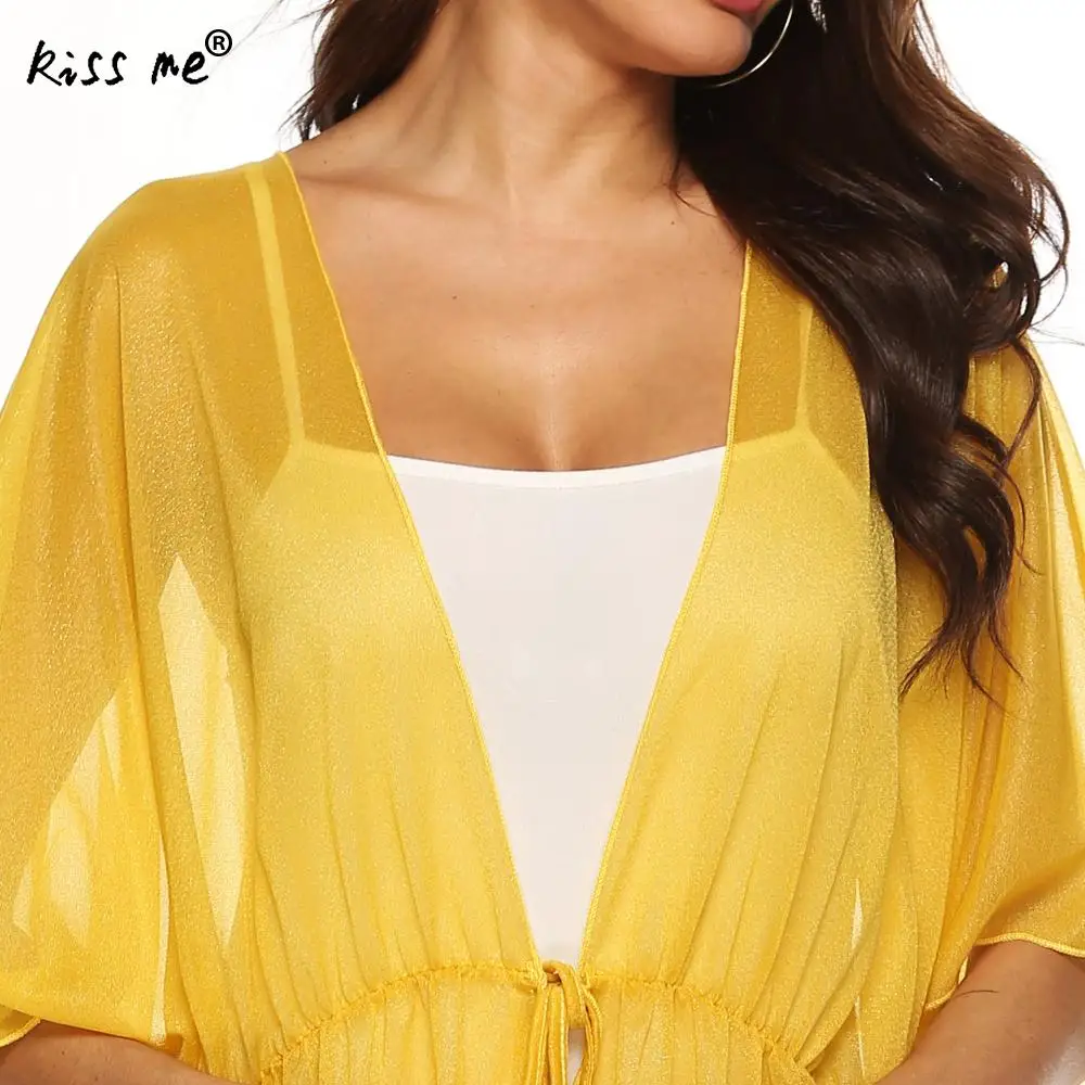 Новый пляжный купальный костюм летний прозрачный сексуальный бикини накидка для