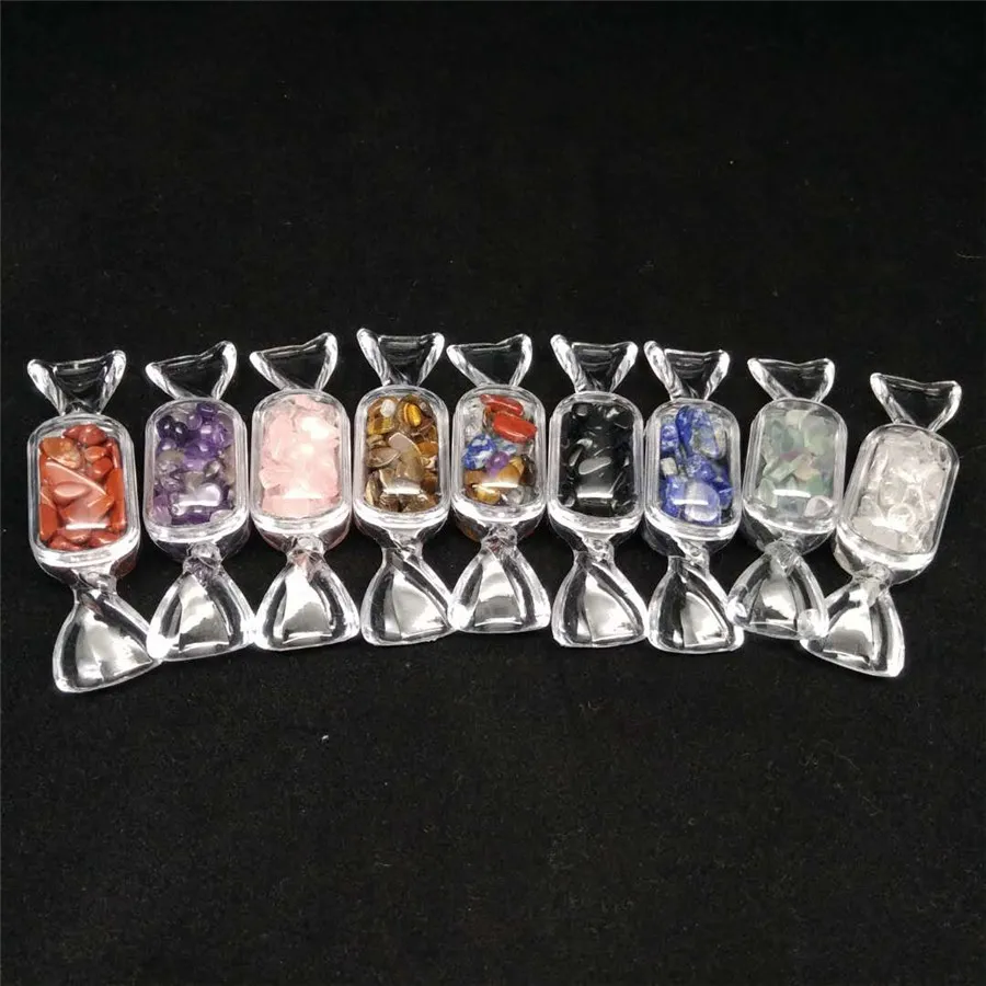 9 шт./лот маленький опущенный камень лазурит флюорит красный яшма черный обсидиан