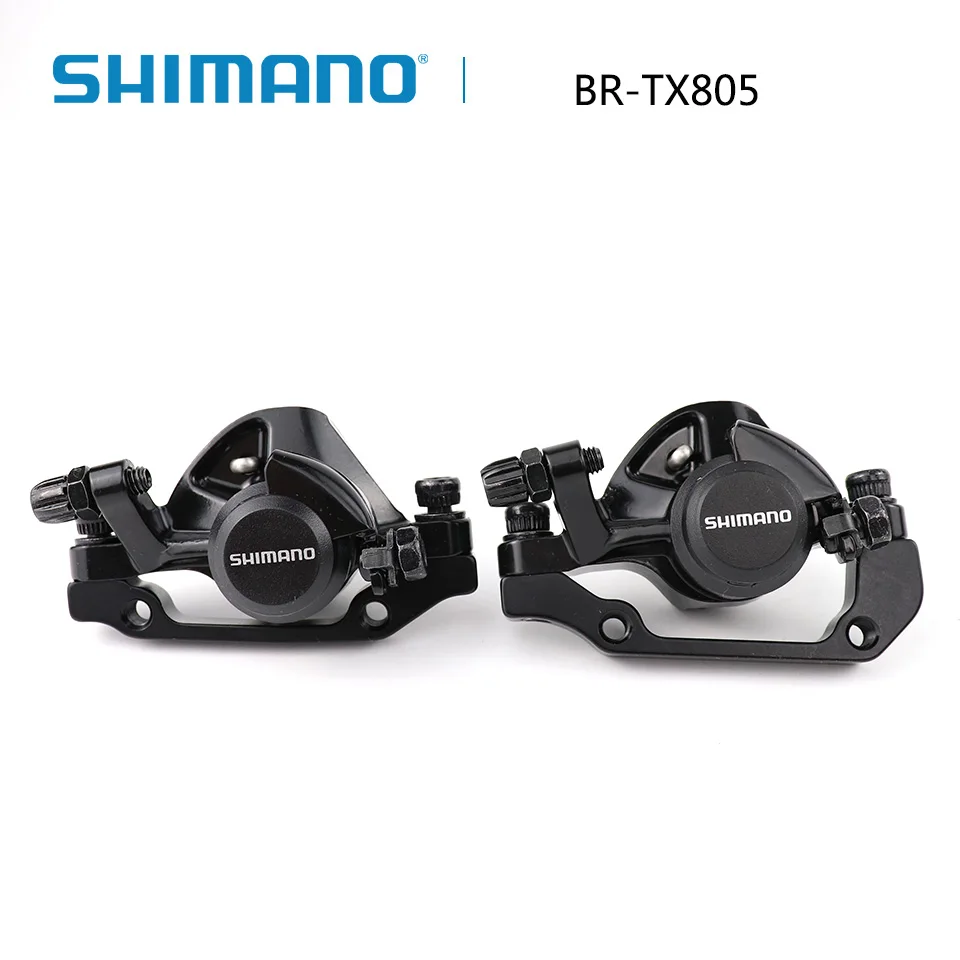 Shimano Tourney TX805 дисковый тормозной суппорт с резиновыми накладками передний задний MTB механический дисковый тормоз обновление для m375