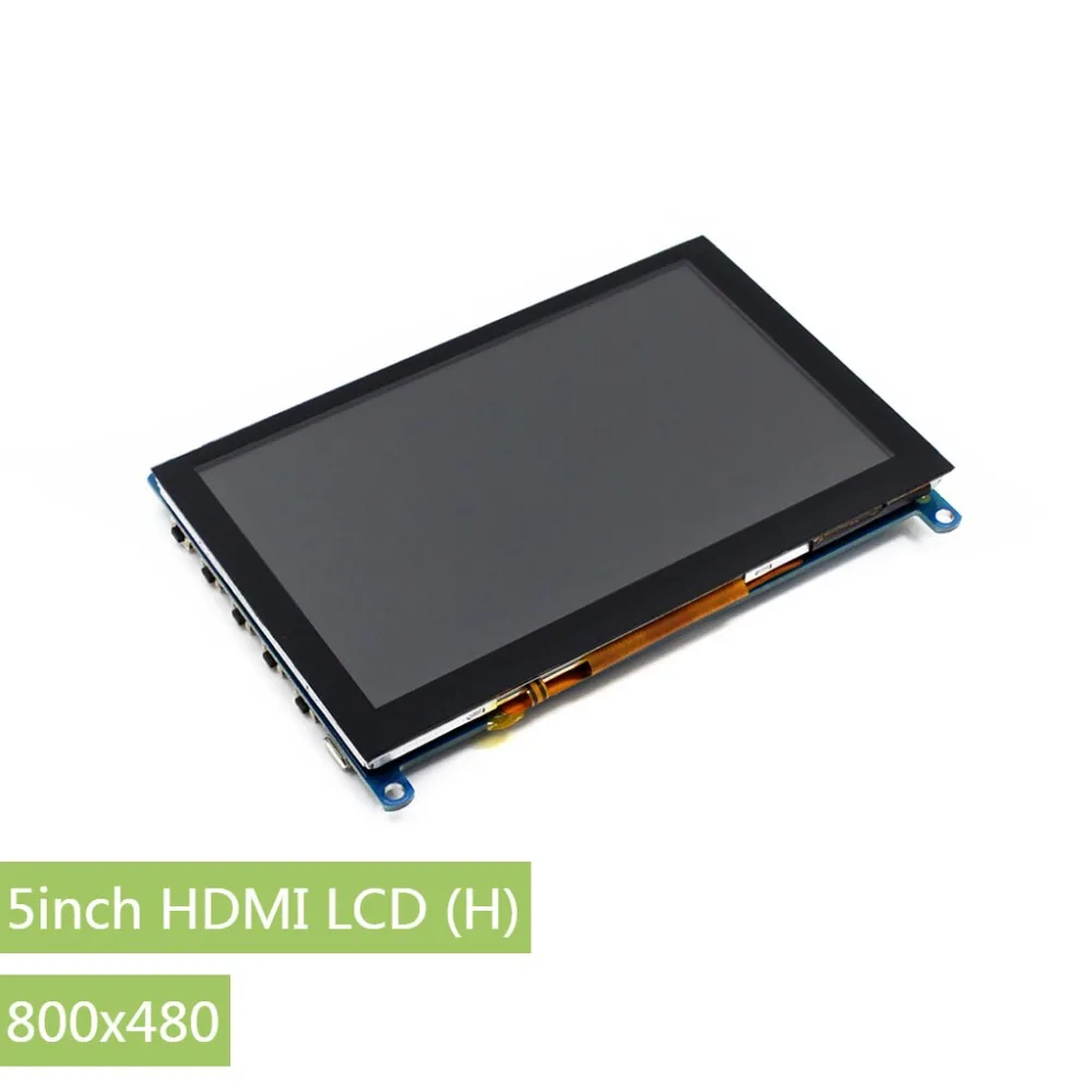 Waveshare 5 дюймов HDMI lcd(H) 800*480 емкостный сенсорный экран lcd ips для Raspberry Pi BB Black Banana Pi и т. д. компьютерный монитор
