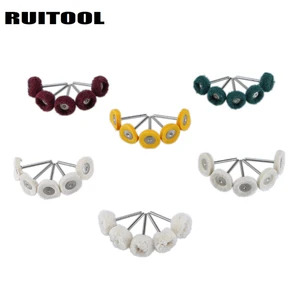 Полировальные диски 30 шт.компл., полировальные диски для ювелирных изделий из шерстихлопкаткани, абразивные аксессуары для вращающихся инструментов