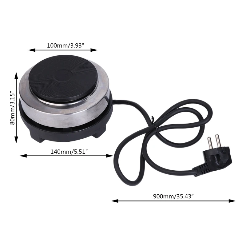 

220V 500W Electric Mini Stove Hot Plate Multifunction Cooking Coffee Heater New