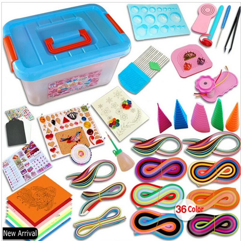 Самый полный набор бумаги для квиллинга цветная бумага материал рисования