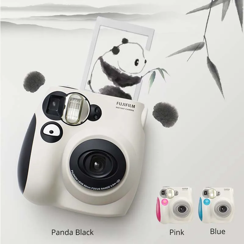 Аутентичная фотокамера моментальной печати Fujifilm Instax Mini 7 s, работает с пленкой Fuji Instax Mini, хороший выбор в подарок