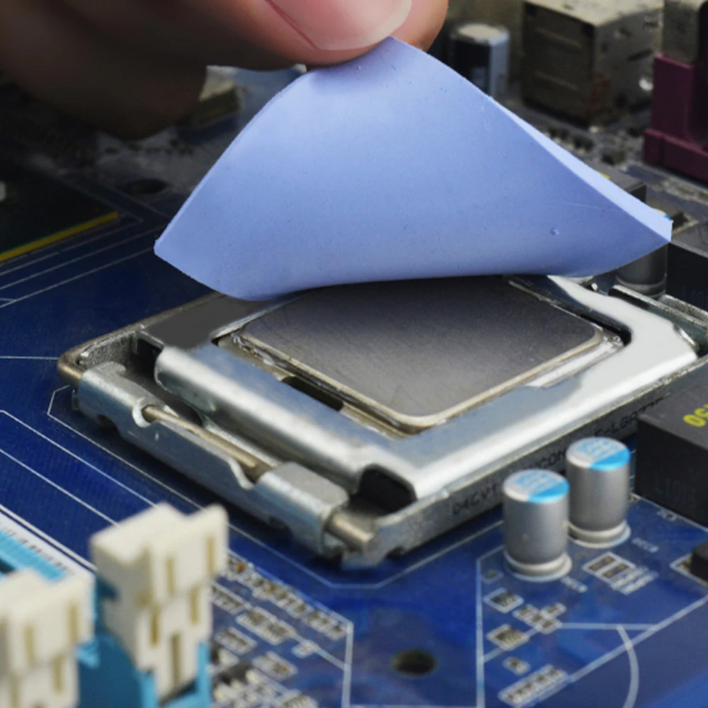 

10pcs 100mm*100mm*1mm High Quality Thermal Pad GPU CPU Heatsink Cooling Conductive Silicone Pad