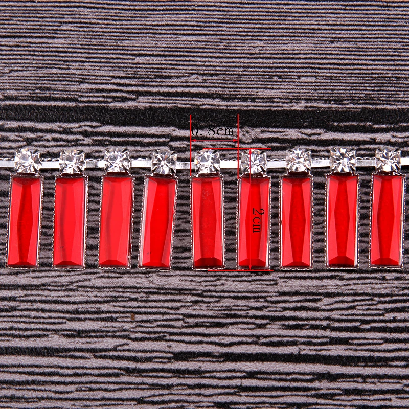 1 yard Rectangle Rhinestone Applique DIY Crystal Flatback Trim High Quality Hotfix Applicator Crystals | Дом и сад