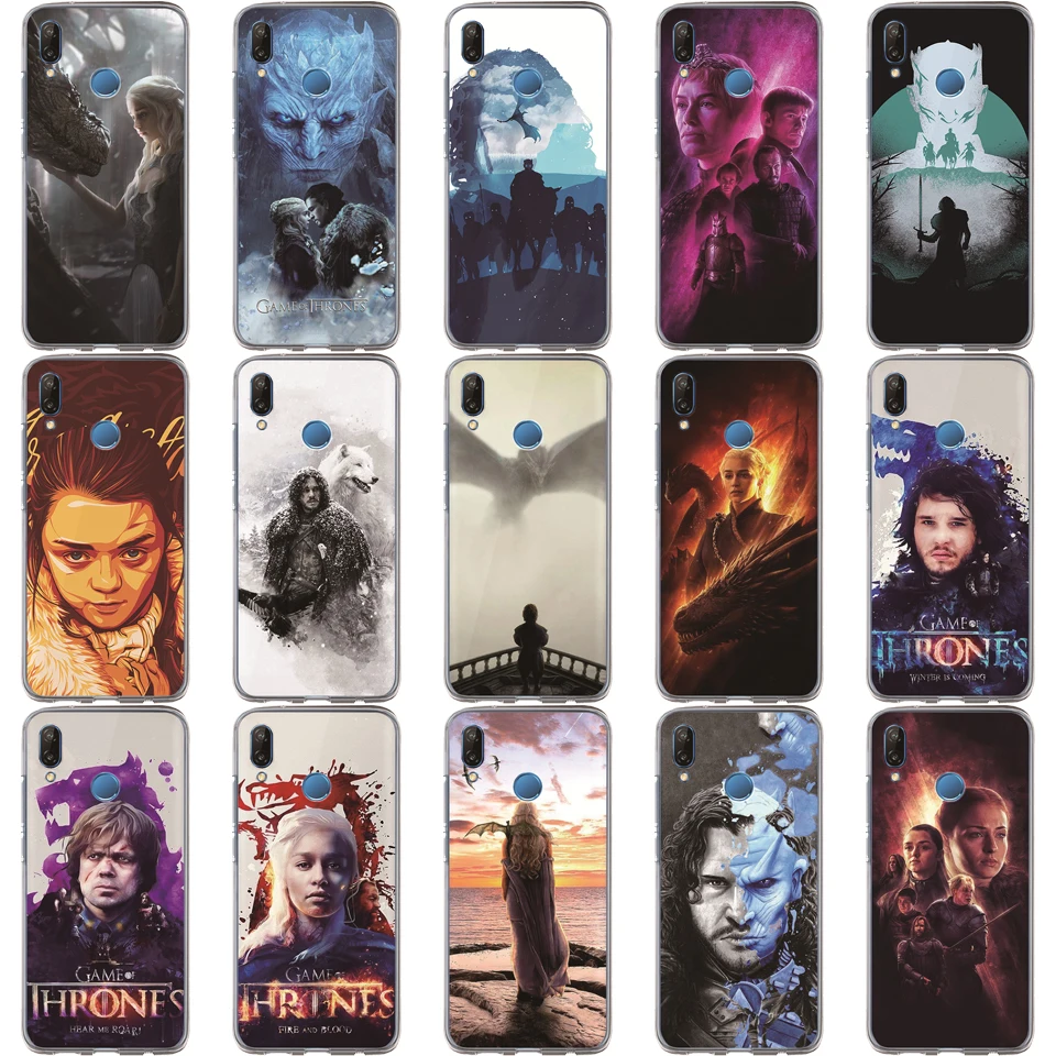 Case For Huawei Nova 3i 2 Plus Y5 2018 Y6 II Pro Y7 Smart P8 P9 Lite Game Thrones Jon Snow Tyrion Night King Soft Silicone Cover |