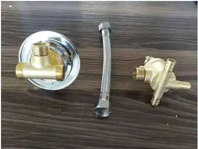 3 ways Intubation Настенный 2/3/4/5 способов водоотводная труба шунтирующий клапан смеситель для душа винт или интубации душевая кабина душевая комната латунный смесительный клапан - Цвет: 3 ways Intubation