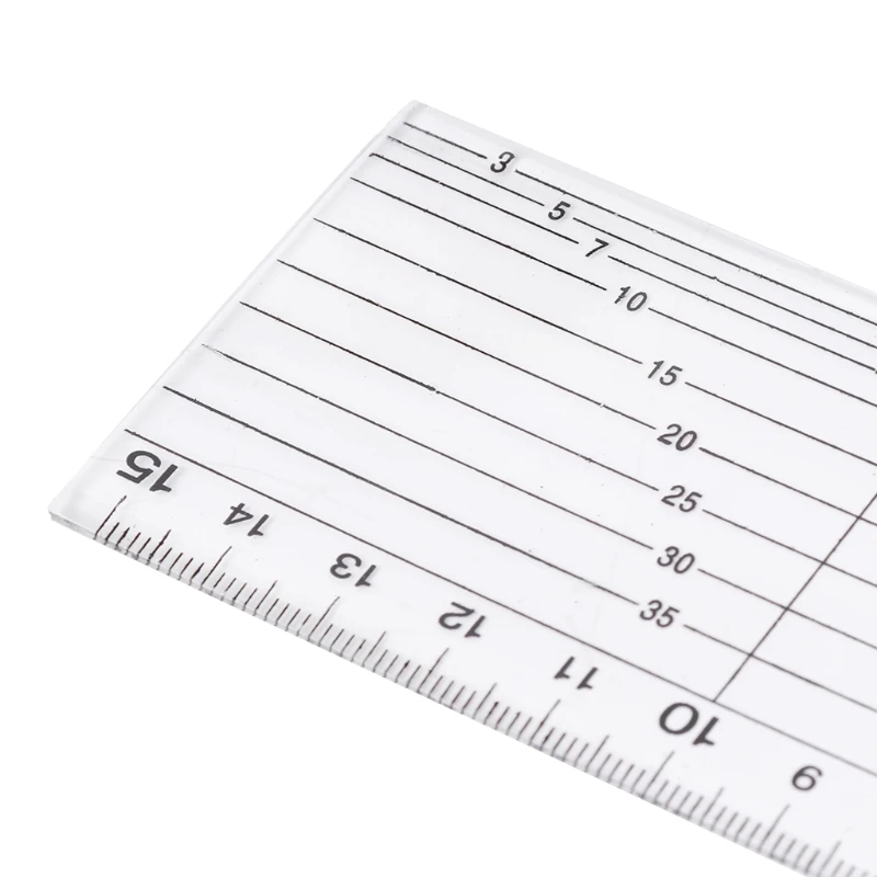 Выровненная линейка для шитья в стиле пэчворк стразы рукоделия 15 см|Швейные