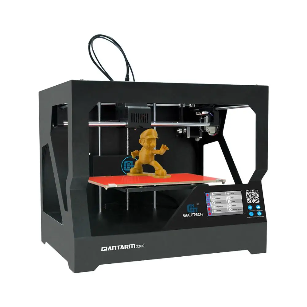 Geeetech 3d принтер GiantArm D200 Wi-Fi пульт дистанционного управления система восстановления нити монитор высокой точности