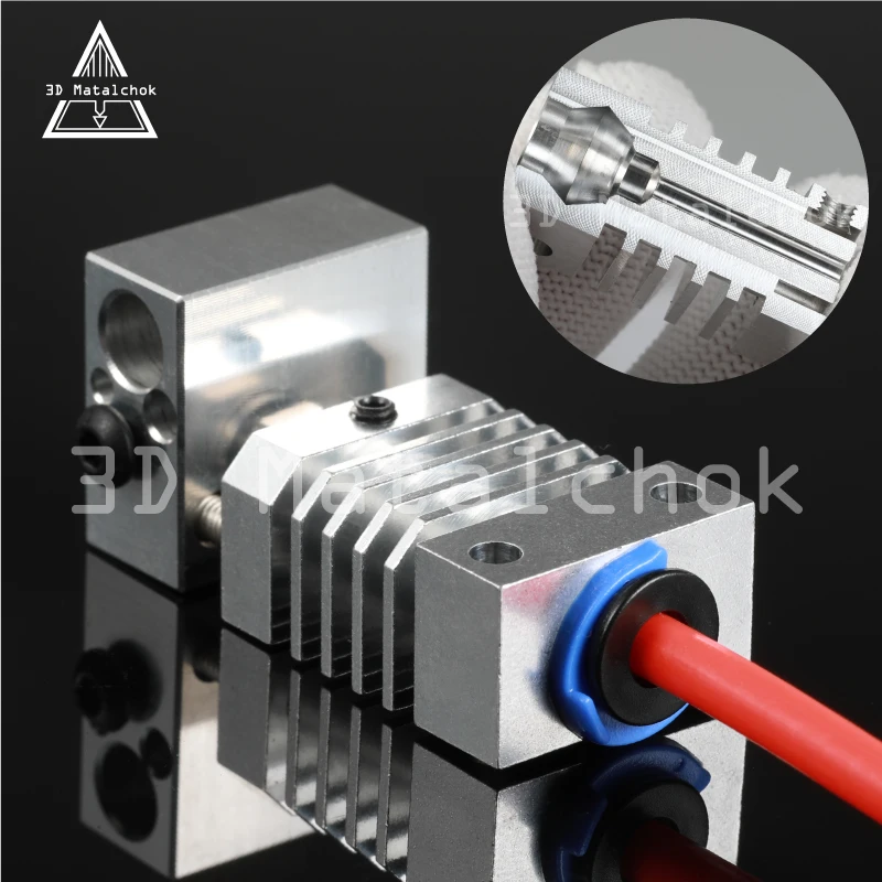 Запчасти для 3D принтера точный швейцарский Cr10 Hotend алюминиевый радиатор
