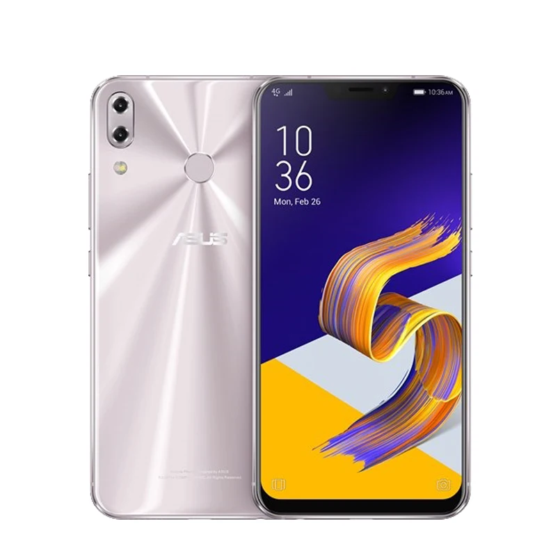 Смартфон ASUS Zenfone 5 ZE620KL 6," 19:9 FHD+ 4 Гб+ 64 Гб Qualcomm Snapdragon 636 3300 мАч аккумулятор Android мобильный телефон - Цвет: silver