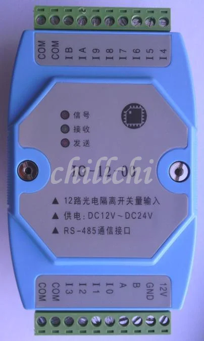 Switch capacity digital input signal acquisition and conversion 485 photoelectric isolation IO expansion module RTU MODBUS | Электронные