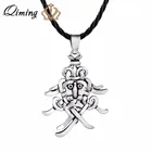 Кукла QIMING, ожерелье с подвеской для женщин, маска из аархуса, Дания, ювелирные изделия ручной работы в стиле викингов, индийские ожерелья с воротником на день рождения