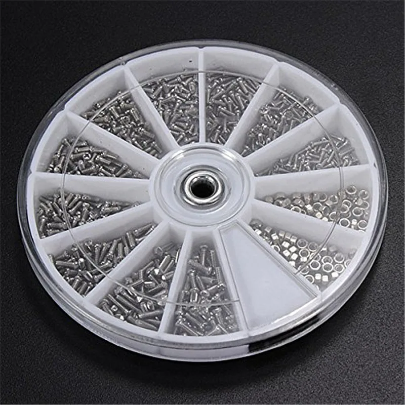 600 шт винты гайки ремонтные комплекты 12 видов нержавеющая сталь крошечные