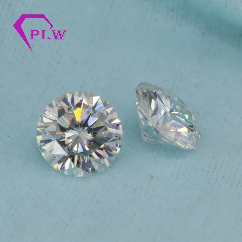 Включая сертификацию цена 2 карата 8 мм EF цвет Moissanite VVS круглый 3 Ex Блестящий разрез для качества Скидки