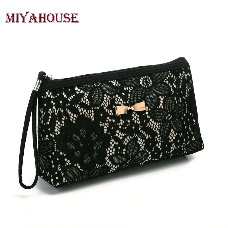 Miyahouse модные кружевные косметички для женщин, косметички для девушек на молнии, косметичка для женщин, косметичка для путешествий, косметичка, косметичка, красота