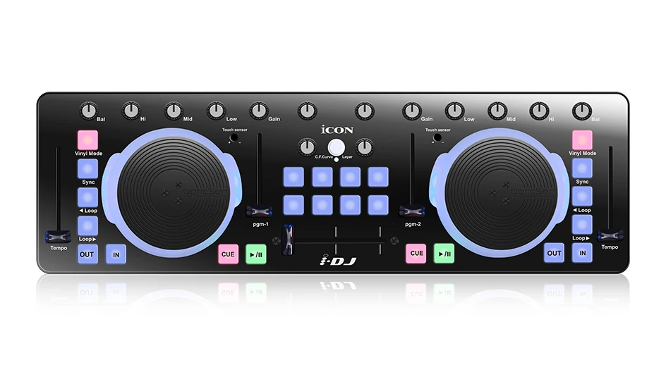 Значок I-DJ IDJ мини DJ контроллер оборудование USB профессиональное аудио DJ микшер