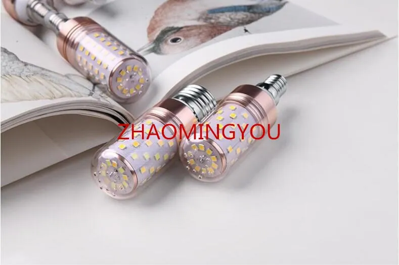 Ен E14 E27 8 Вт 12 16 Corn светильник SMD2835 светодиодный лампы 85 265V 3 цвета температуры