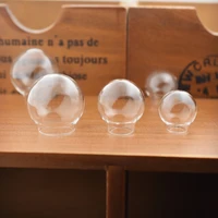 8pieces hollow glass globe ball pendant glass bottle pendant handmade diy different size jewelry accessories charms findings