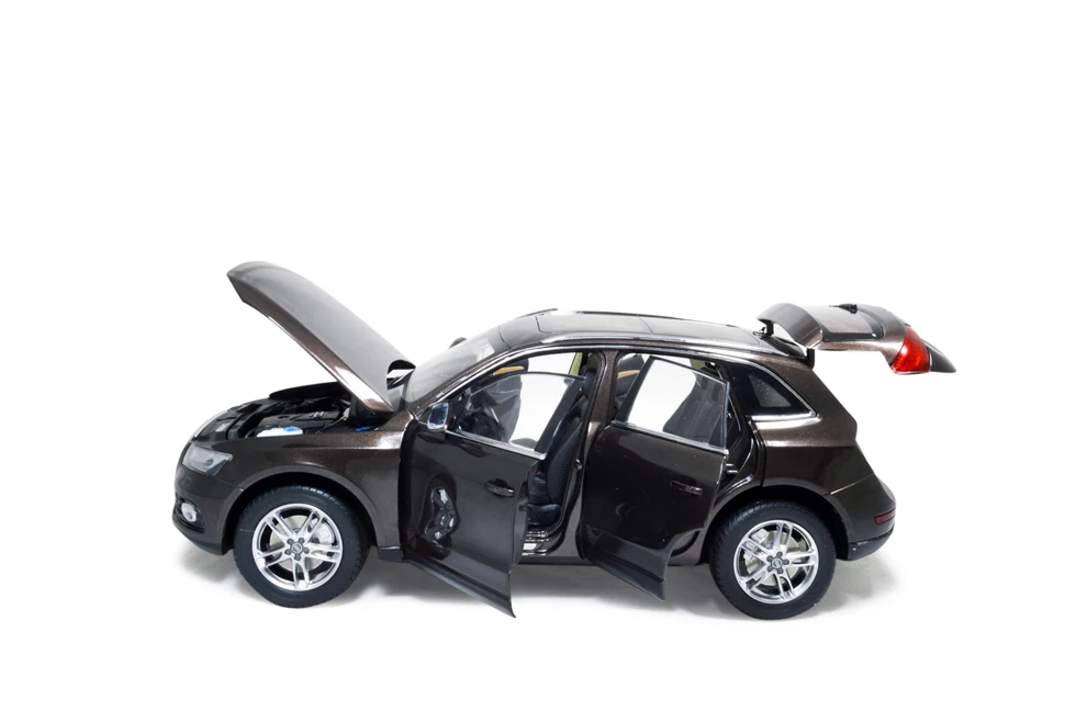 1/18 1:18 1 18 масштаб Audi Q5 2014 SUV коричневая статическая имитация отлитых под давлением