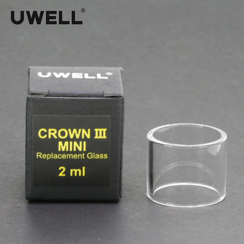 

UWELL CROWN III MINI Quartz Glass Tube 2ml/4.5ml for CROWN III MINI Tank Atomizer Electronic Cigarette Replacement Part