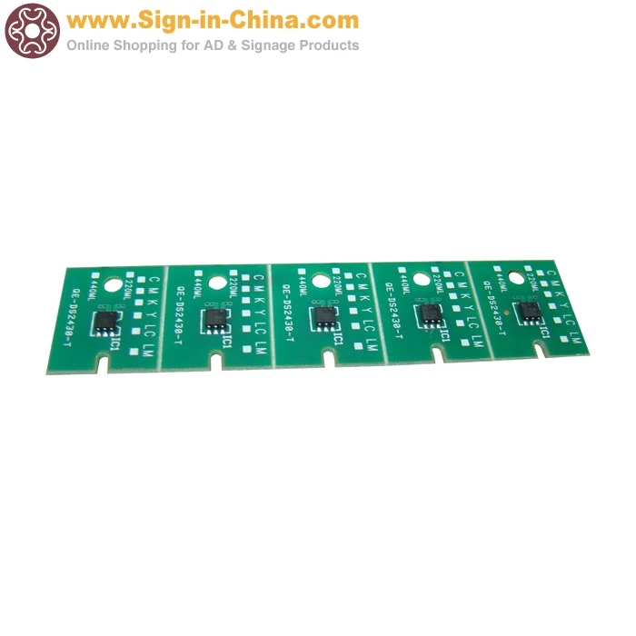 

1pc One-time Chip for Mimaki LH100-0659 UV Cartridge 5 colors CMYKLCWh