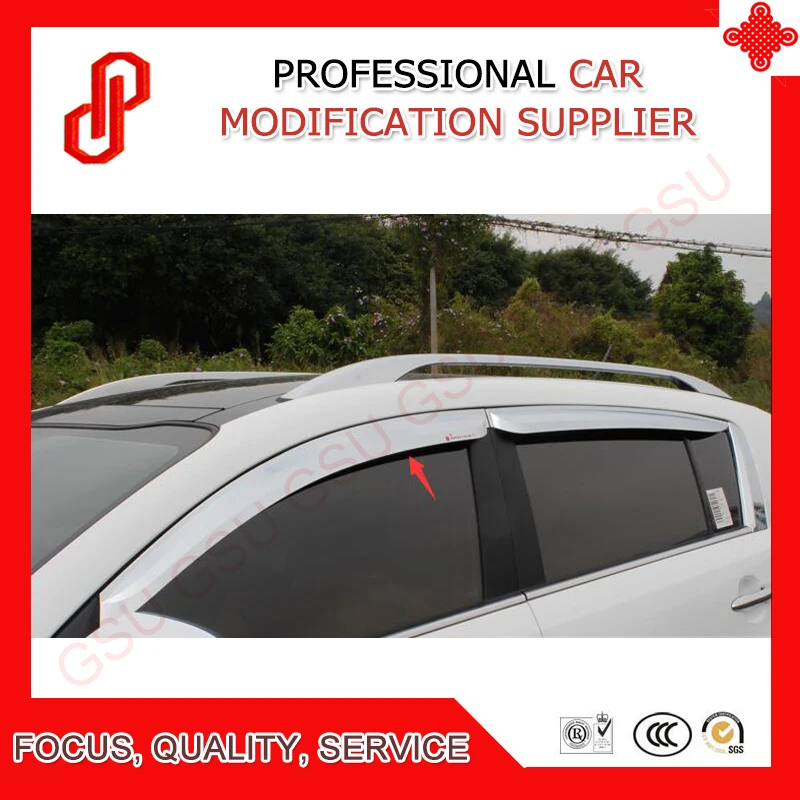 4 шт. Декоративная Обшивка защита от дождя солнца ветра дефлектора оконный