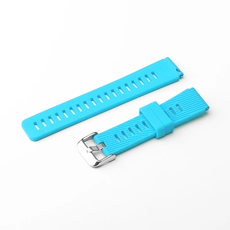 Синий Ширина ремешка 18 мм силиконовый ремешок для huawei Talkband B5 умный браслет двойной цвет huawei Band B5 спортивный ремешок - Цвет: Синий