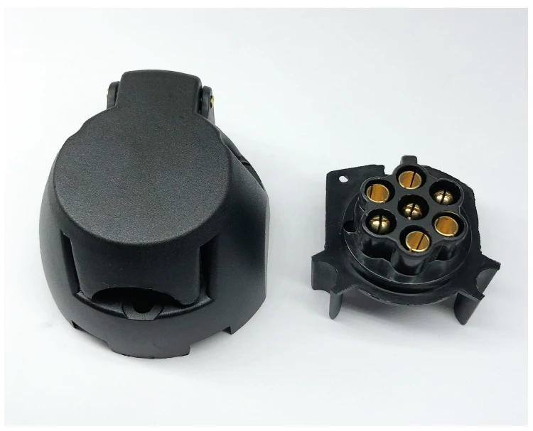 Аксессуары тележки 12V 7pin пластиковый трейлер гнездо освещение baord трейлерные аксессуары прицепа Запчасти караван аксессуары