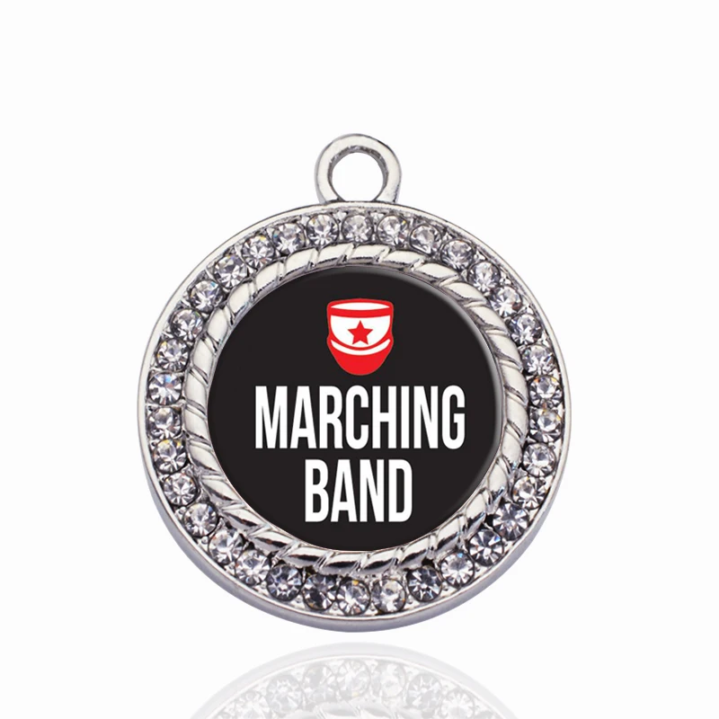 Подвеска круг для похода Женская Серебряный кулон на цепочке свитера Ретро стиль