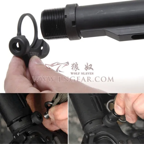 Ambideqd Концевая пластина Sling Mount Adapter Attachment W/поворотный нажимной боты для страйкбола M4 M16 GBB