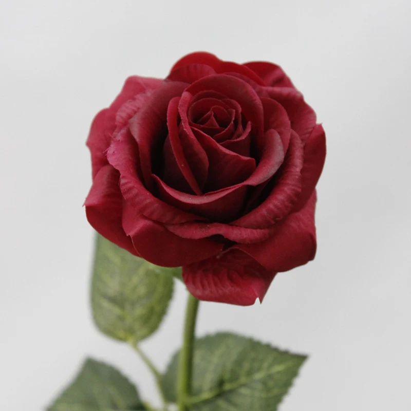 1pc wine-red rose Meldel, искусственные цветы, светодиодный, красная роза, гирлянда в колбе, настольная лампа, романтический подарок на день Святого Валентина, День рождения, свадебный Декор для дома - Цвет: 1pc wine-red rose