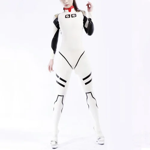 100% латексный резиновый боди гоночный костюм Размер 0 4 мм