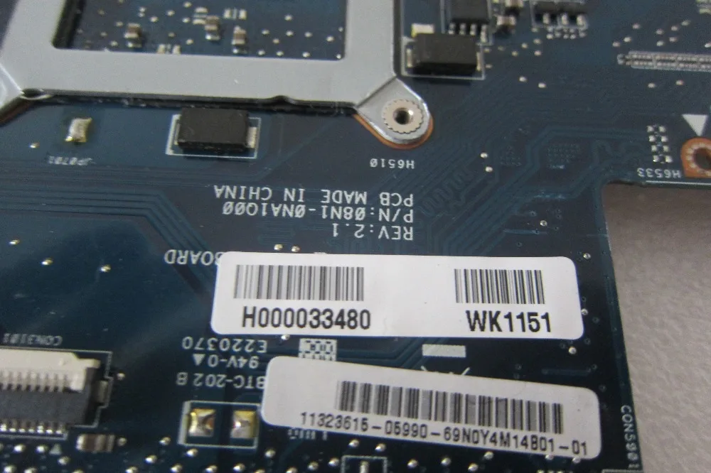 Материнская плата для ноутбука Toshiba satellite C670 C675 PGA989 DDR3 H000033480