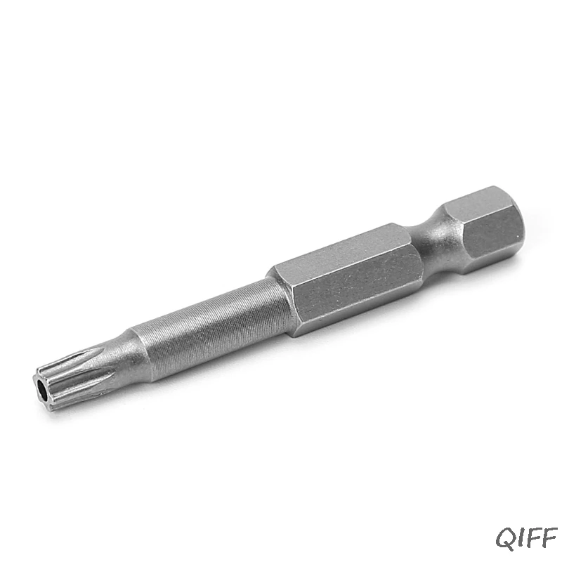 8 шт./компл. 1/4 дюйма 50 мм T8-T40 Магнитный Torx электрической насадки для отвертки набор Mar28