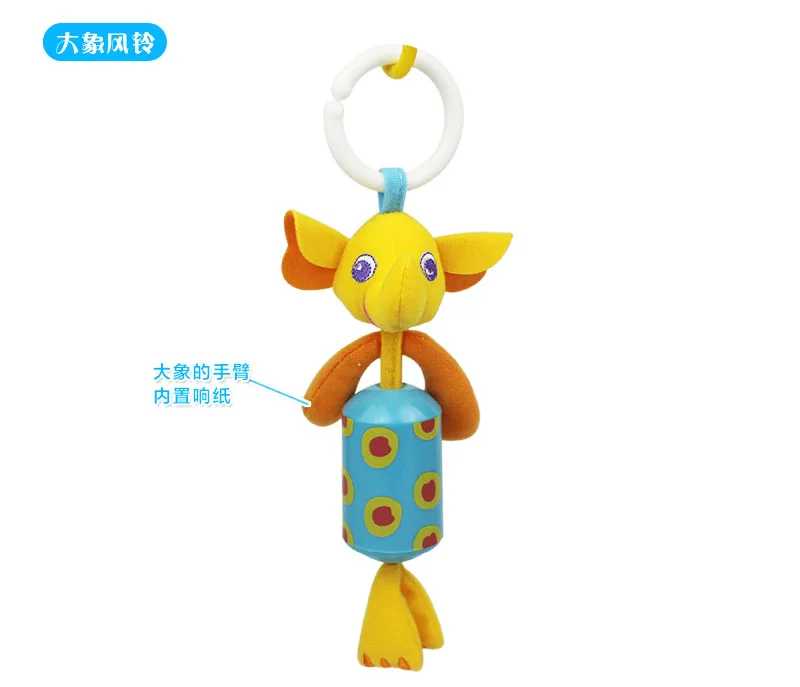 Мягкие музыкальные погремушки 27 см для новорожденных плюшевая Мягкая кукла с