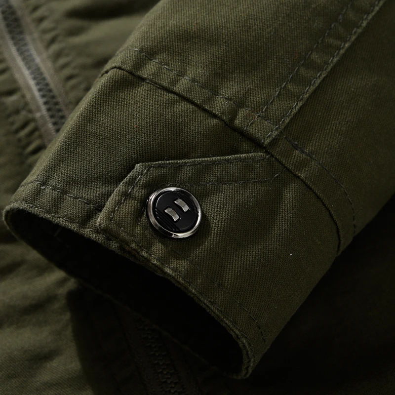 Куртка Для мужчин Повседневное Хлопок Стенд воротник пальто военный Outwears Для мужчин мужской одежды пальто masculina хаки мужчина плотная пальто