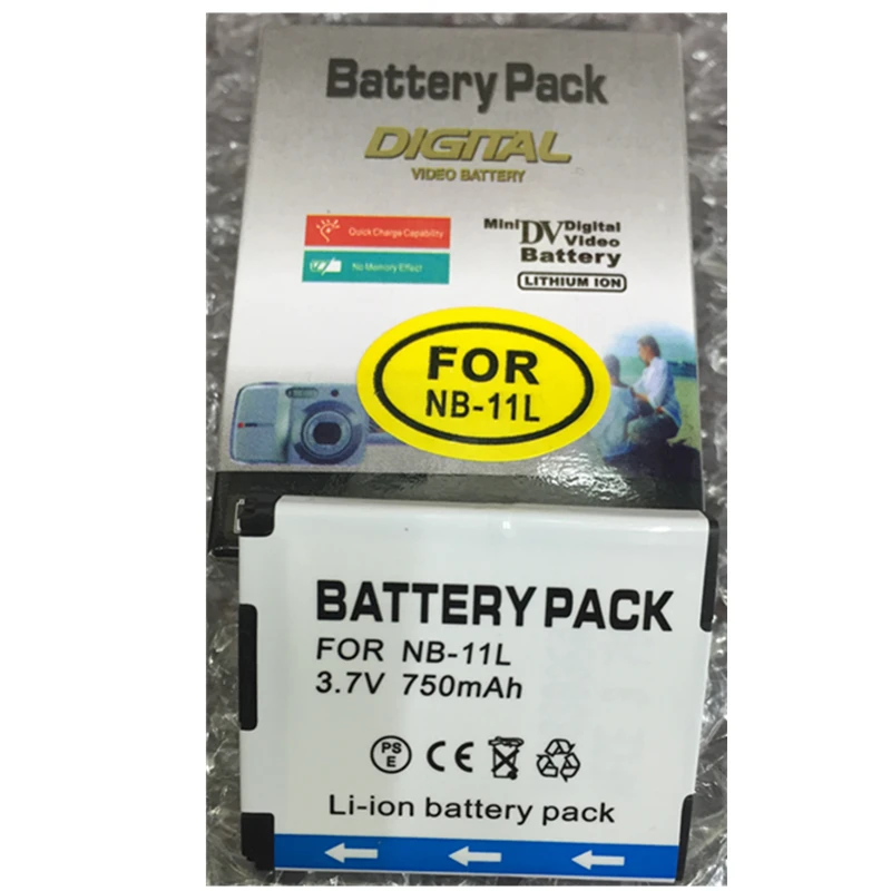 NB-11L NB11L литиевые батареи Аккумулятор для цифровой камеры Canon A2600 A3500 A4000IS IXUS 125 132 140