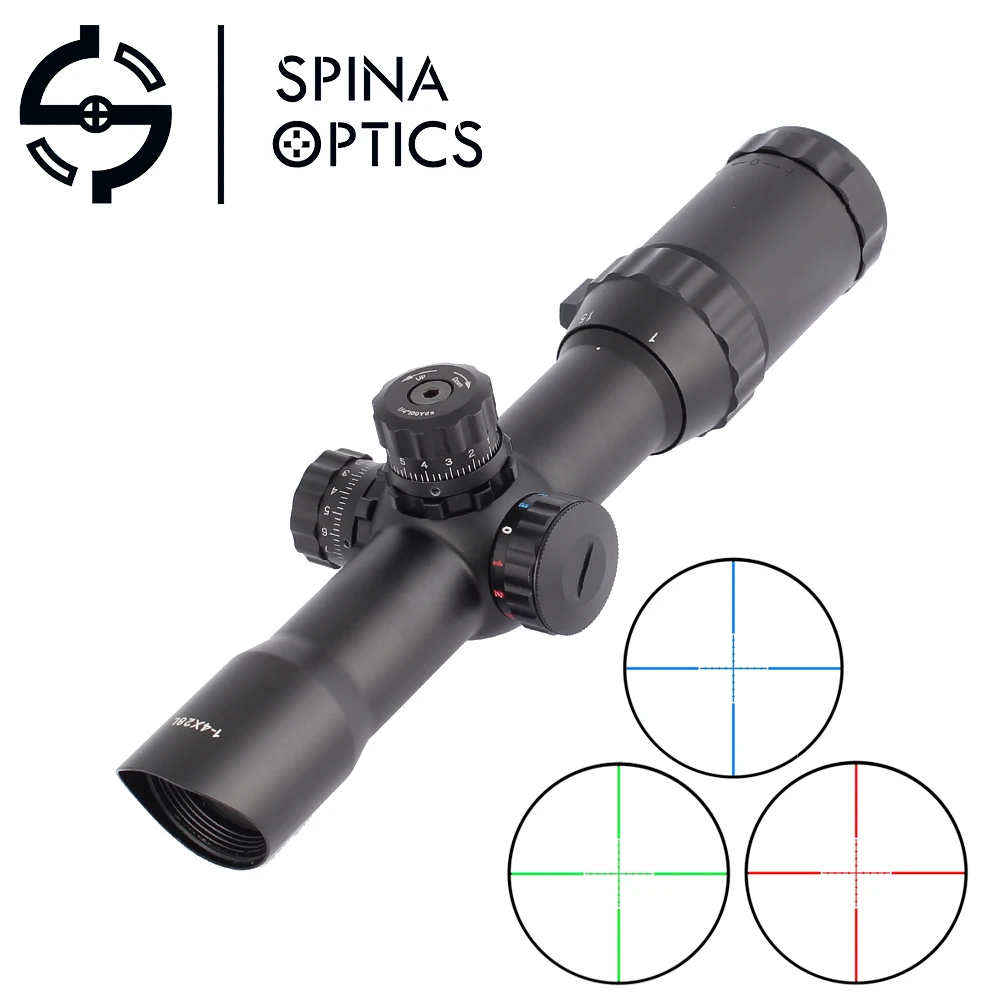Оптический прицел SPINA 1 4X28 охотничье стекло длинный оптический тактический с