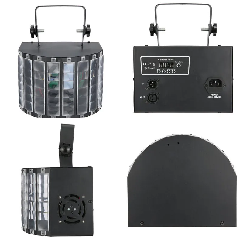 RGBW светодиодный сценический стробоскоп DMX512 Авто/Звуковое управление/DX512 9 цветов