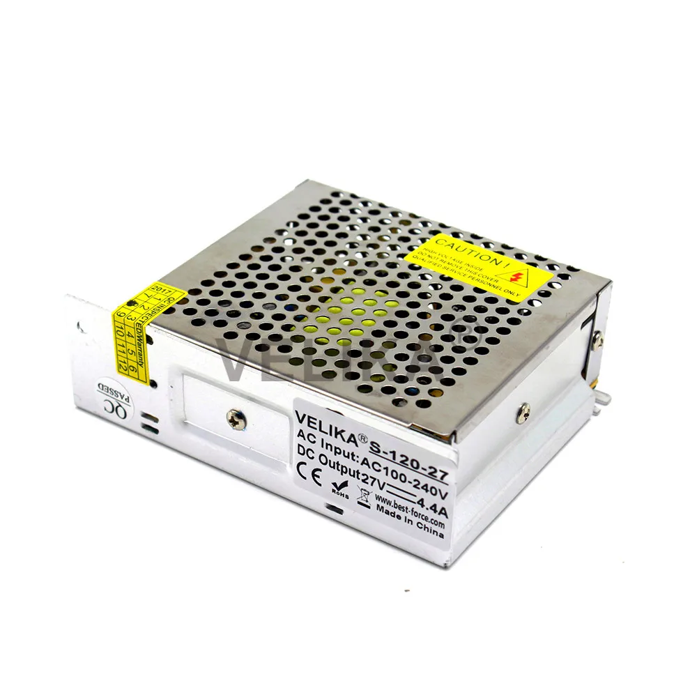 Универсальный DC27V 4.4A 120 Вт импульсный источник питания Светодиодный