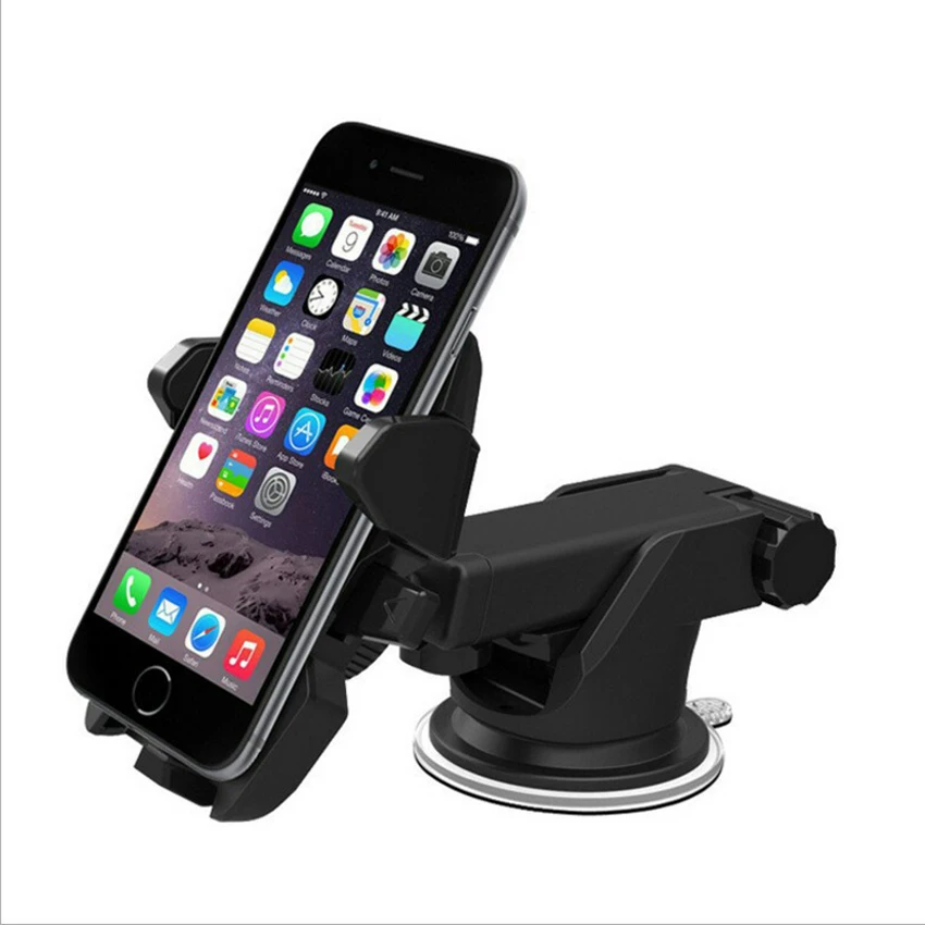 Car Phone Holder GPS Accessories Suction Cup Auto Dashboard Windshield Mobile Cell Retractable Mount Stand for IPhone 7 6s | Мобильные