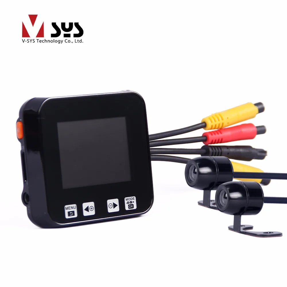 SYS VSYS C6 двойная мотоциклетная камера рекордер видео регистратор