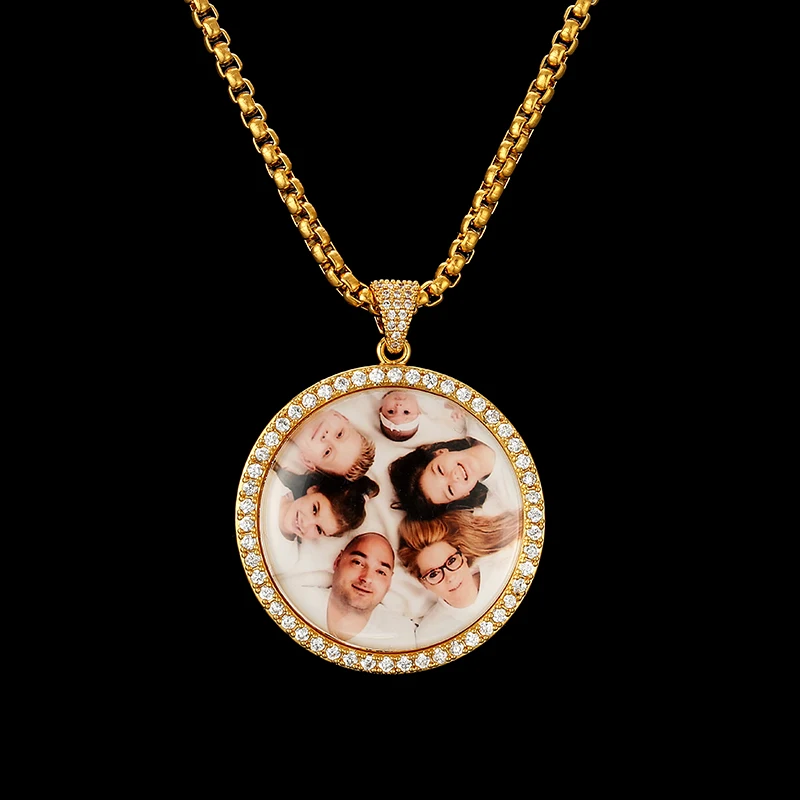 Индивидуальное фото ожерелье и подвеска ювелирные изделия для женщин на заказ