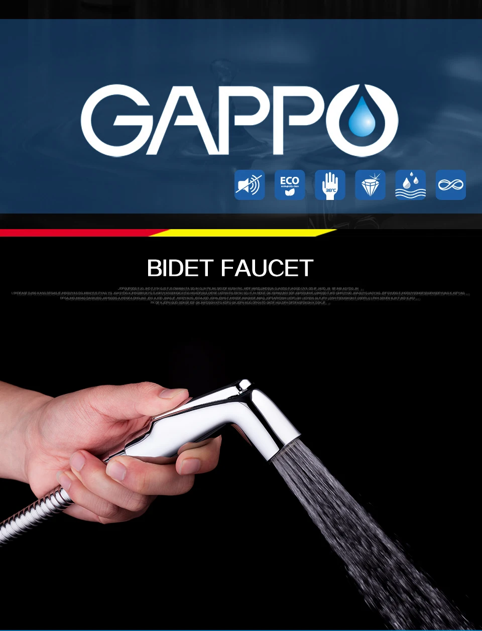 GAPPO биде кран АБС-пластик, туалетный Душ биде мусульманский душ гигиенический душ для унитаза мусульманская душевая лейка кран для биде смеситель