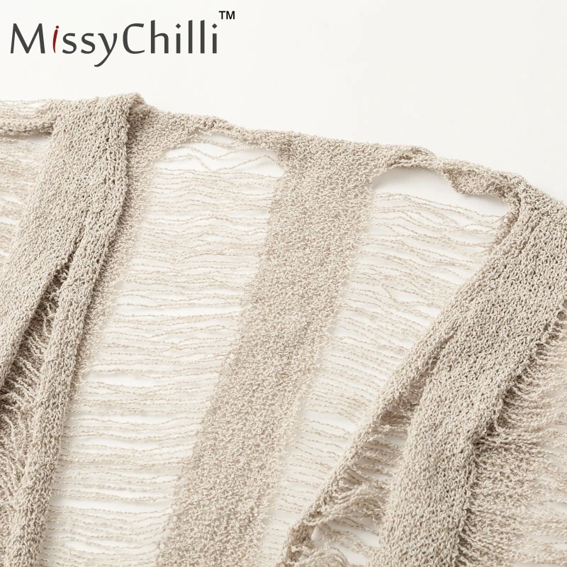 Женское платье с бантом MissyChilli длинное прозрачное пляжное платье-двойка